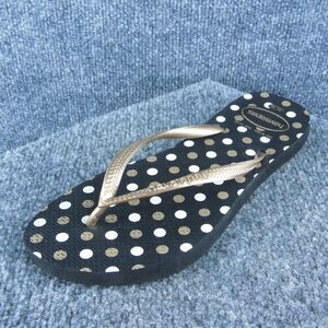 Havaianas Women Flip Flop Sandal‎ Shoes Size 9-10 Medium Rosegold Synthetic